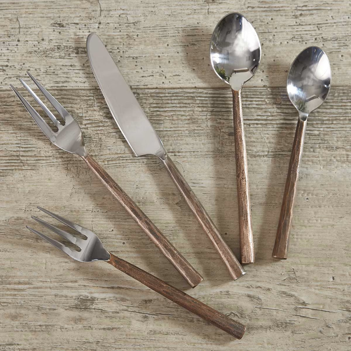 Park Designs Copper Handle Five Piece Place Set