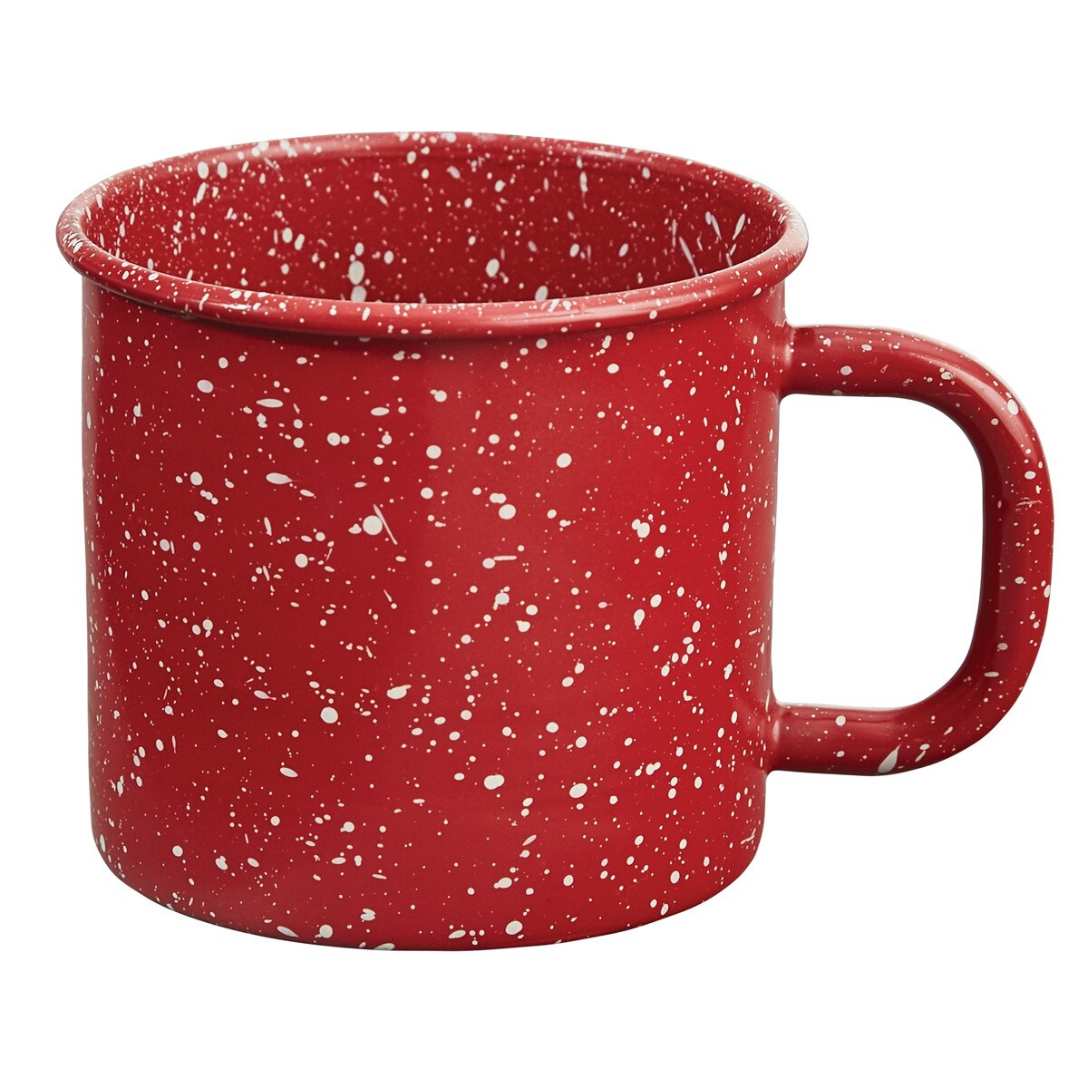 Park Designs Granite Enamelware Mug - Red - Set of 4