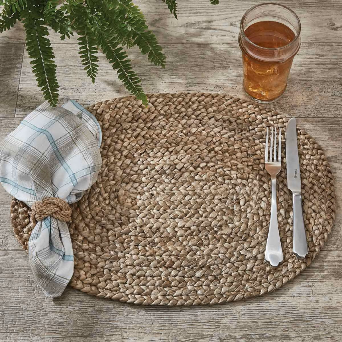 Park Designs Oval Jute Braided Placemat Set of 4