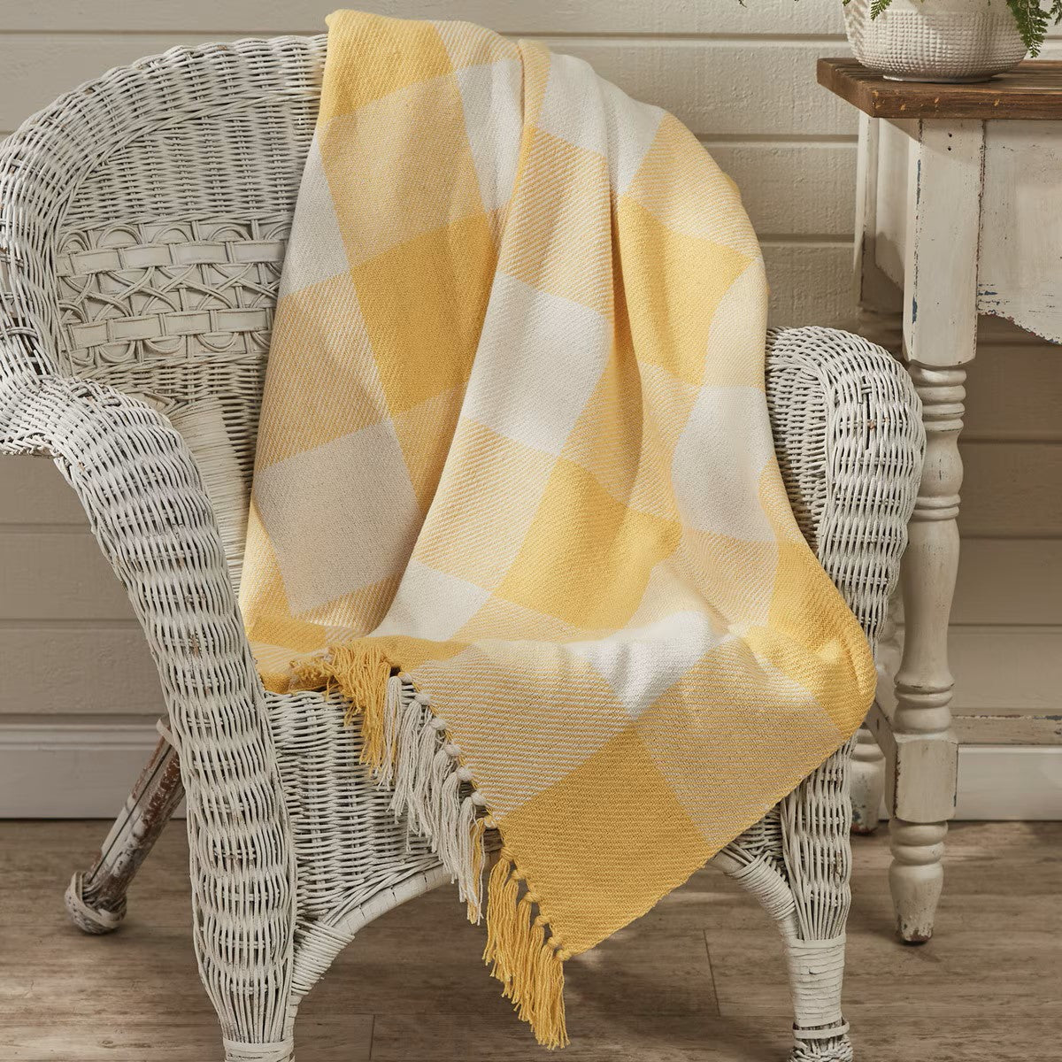 Park Designs Wicklow Throw 50" X 60" - Yellow