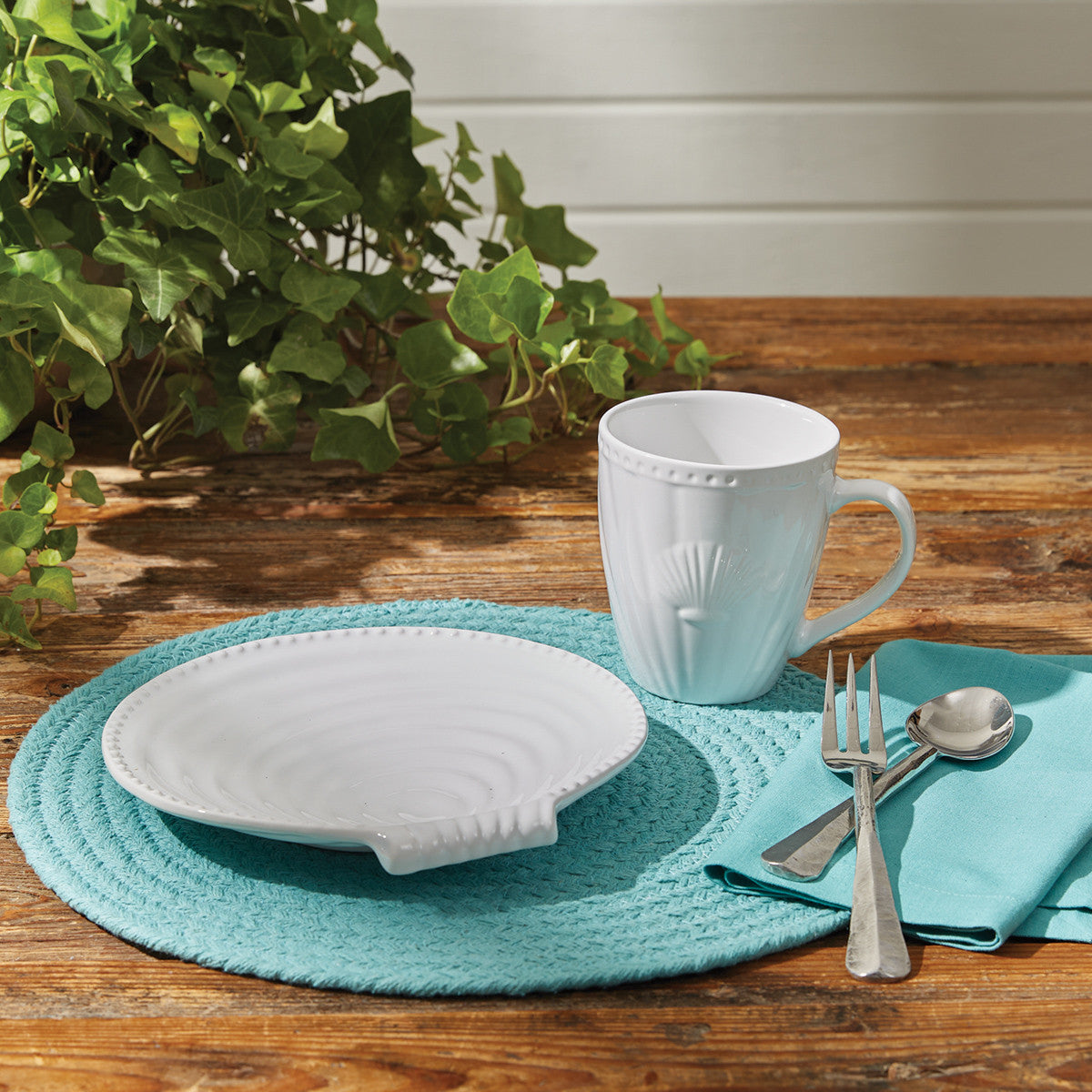 Split P Seashell Mug - Set of 4