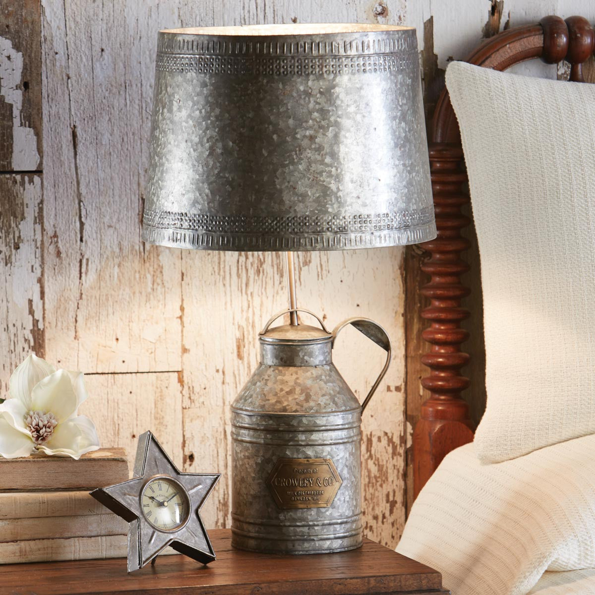 Park Designs Milkcan Lamp Tin with Tin Shade
