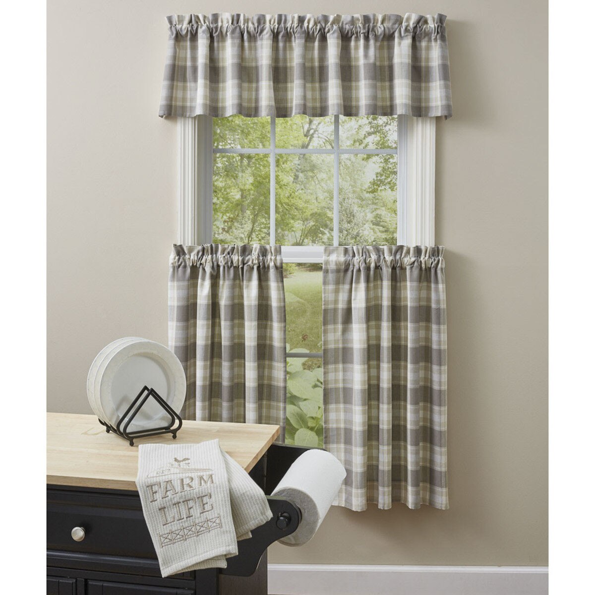 Park Designs Weathered Oak Valance