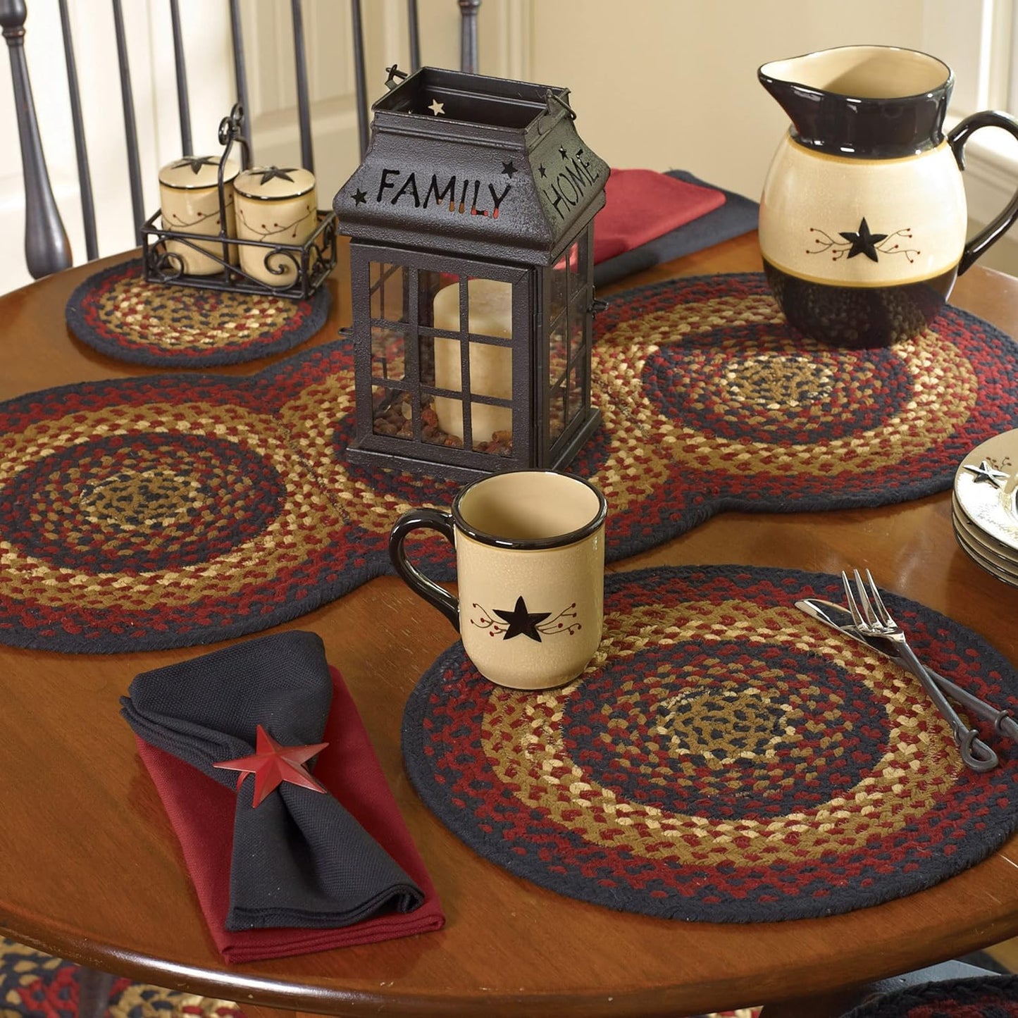 Park Designs Folk Art Braided Placemat - Set of 4