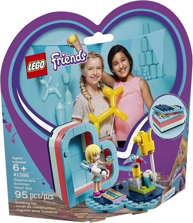 LEGO Friends Stephanie’s Summer Heart Box 41386 Building Kit (95 Pieces)