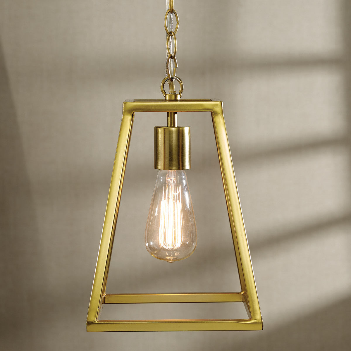 Split P Gold Pendant Lamp