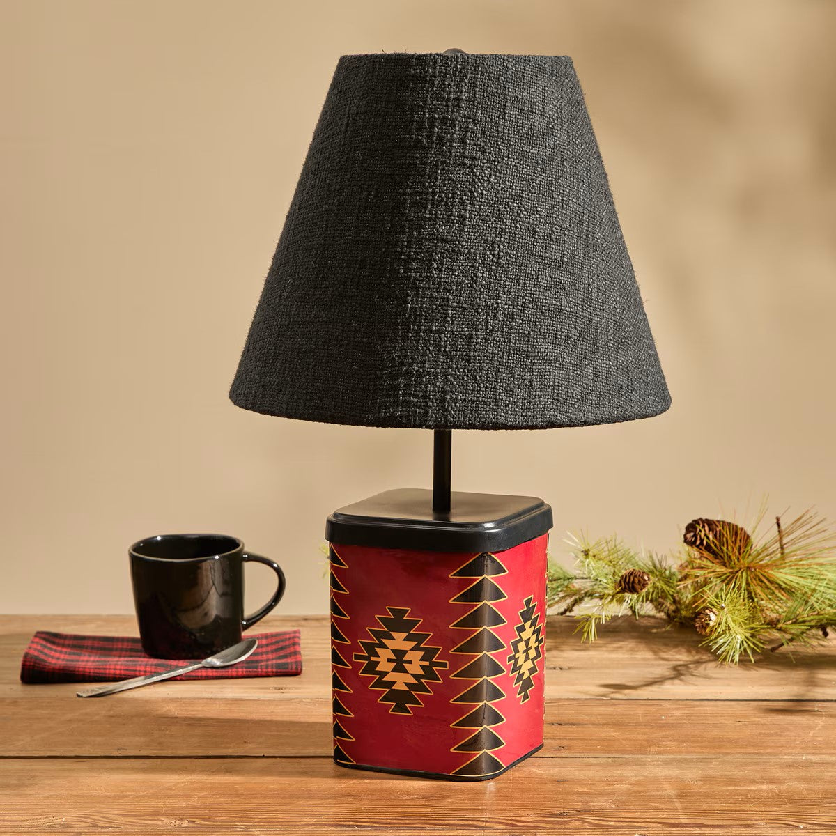 Park Designs Red Dawn Lamp With Shade