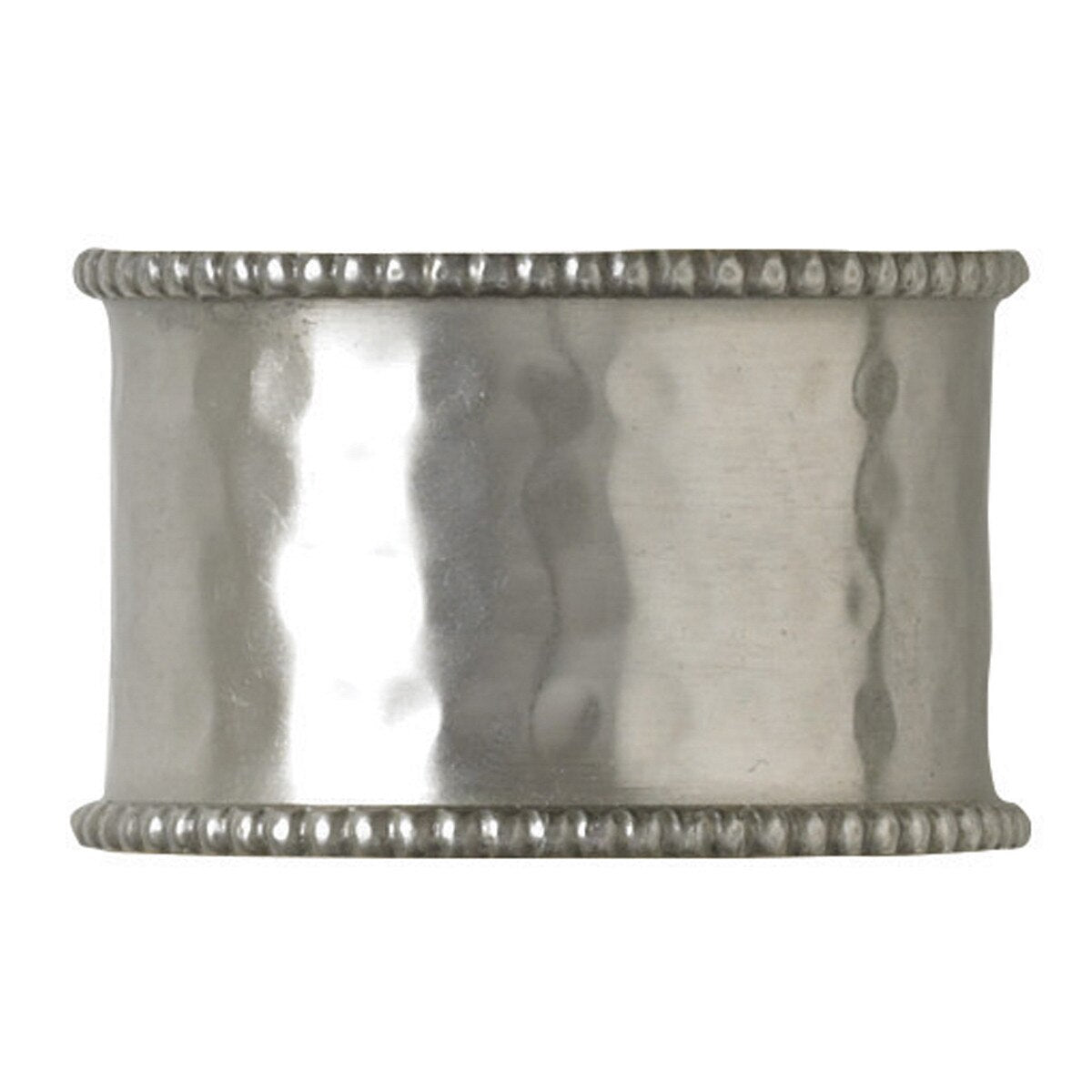 Park Designs Hammered Cuff Napkin Ring - Pewter Finish (Set of 4)