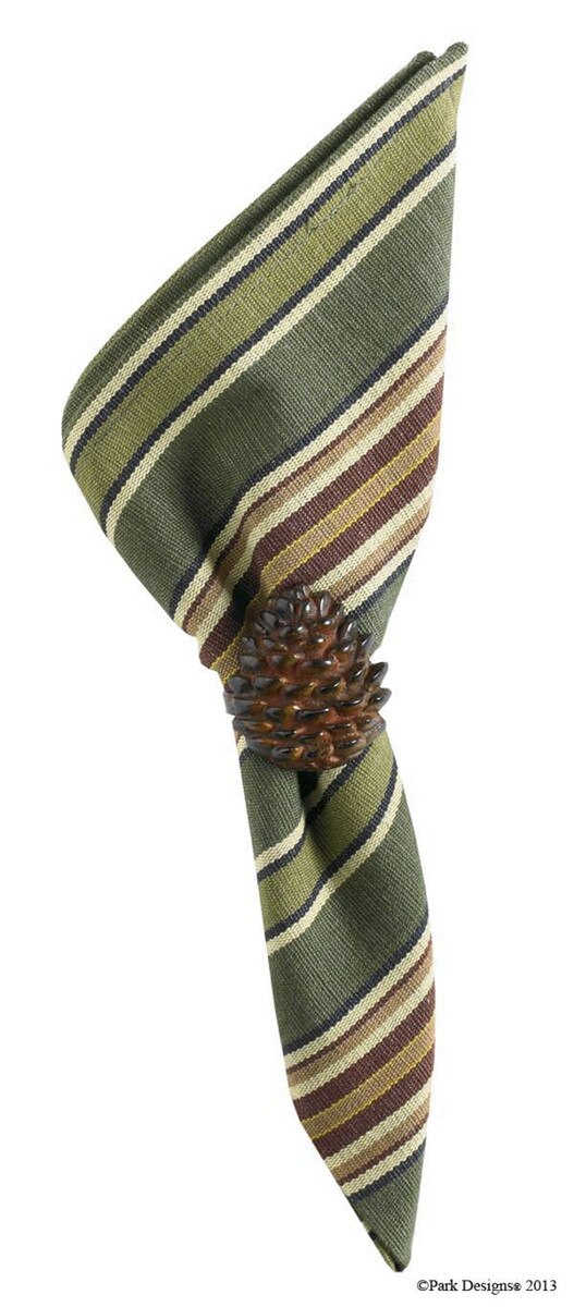 Park Designs Pine Lodge Napkin Ring Set of 4