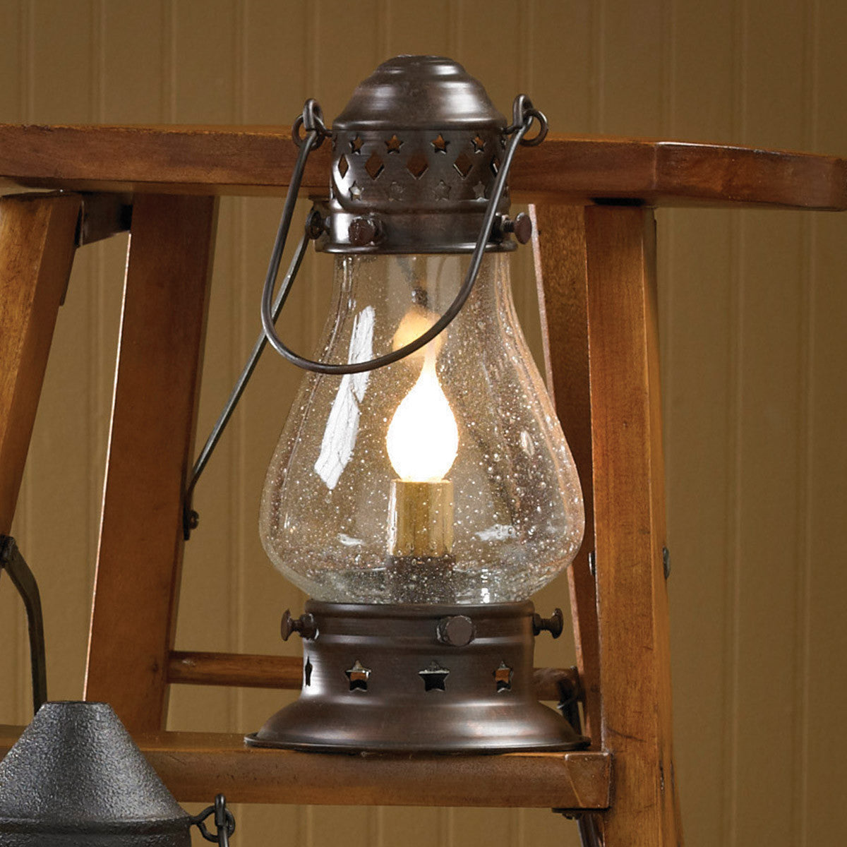 Tall Onion Lamp - 9.5" - Rustic Copper