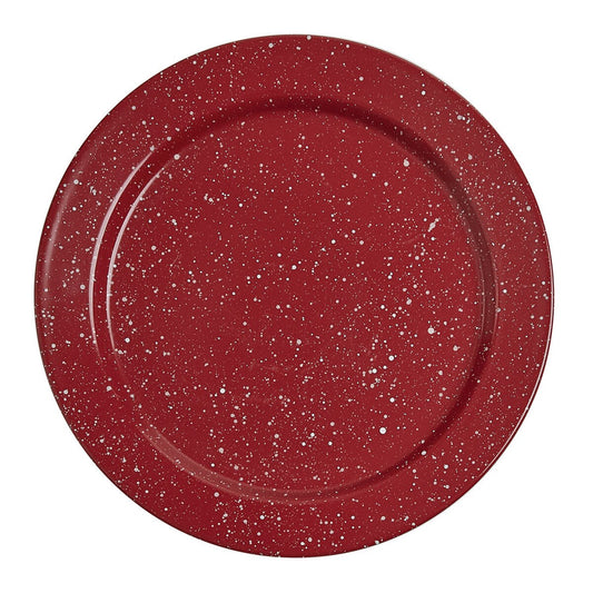 Park Designs Granite Enamelware Salad Plate - Red - Set of 4