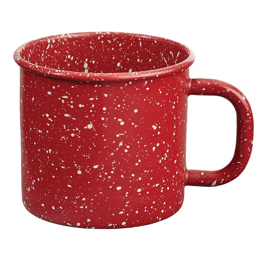 Park Designs Granite Enamelware Mug - Red - Set of 4
