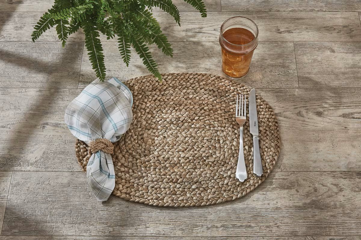 Park Designs Oval Jute Braided Placemat Set of 4