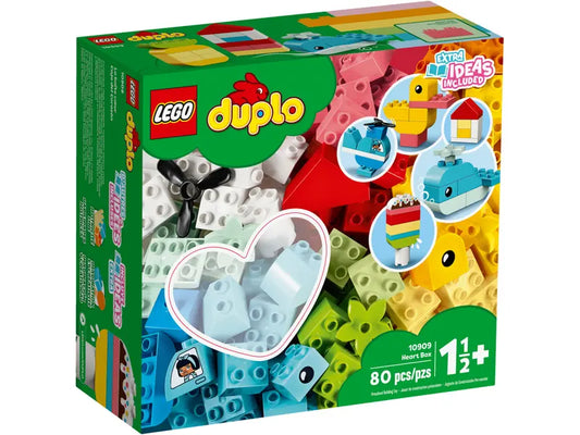 LEGO DUPLO Classic Heart Box 10909 Building Playset and Learning Toy for Toddlers