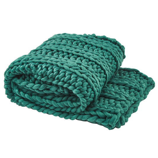 Park Designs Chunky Ribbed Knit Throw - Alpine