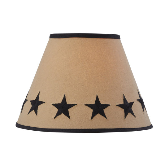 Park Designs Black Star Embroidered Shade - 10