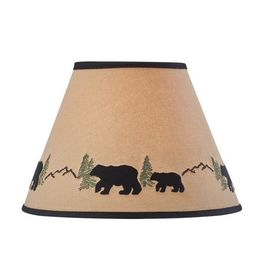 Park Designs Black Bear Embroidered Shade 10"