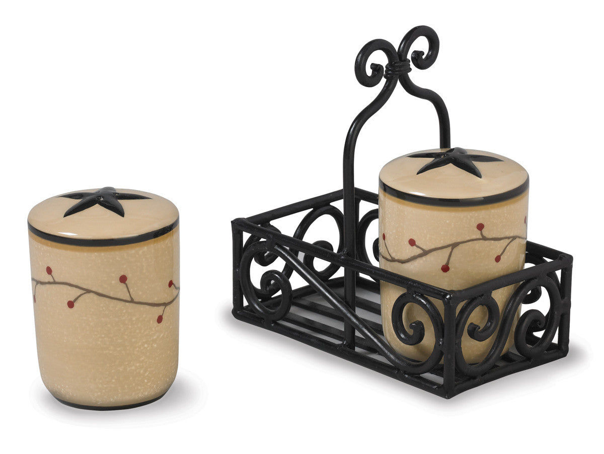 Park Designs Star Vine Salt and Pepper Set