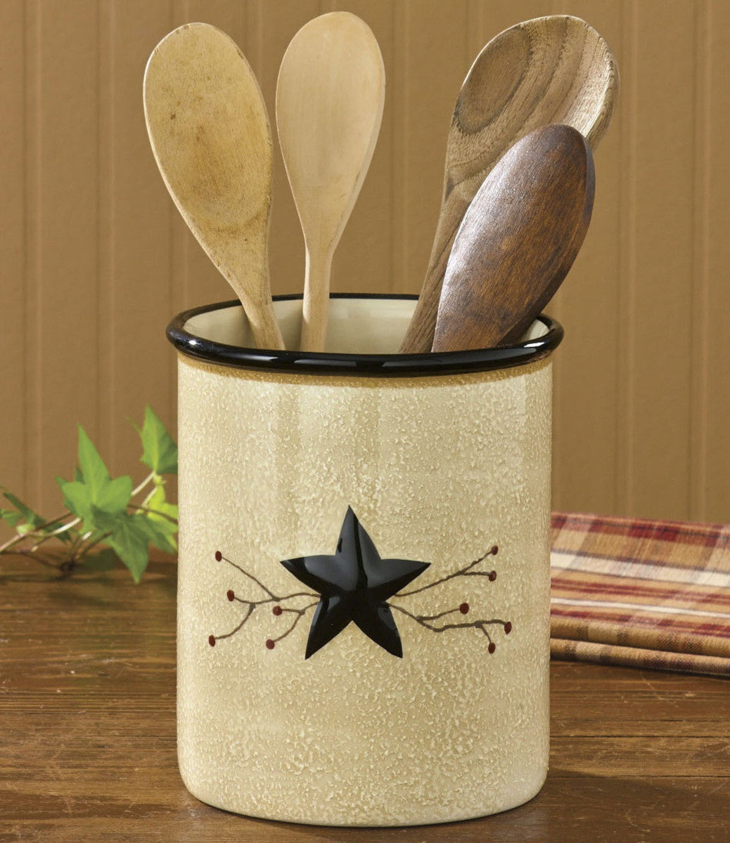 Park Designs Star Vine Utensil Crock