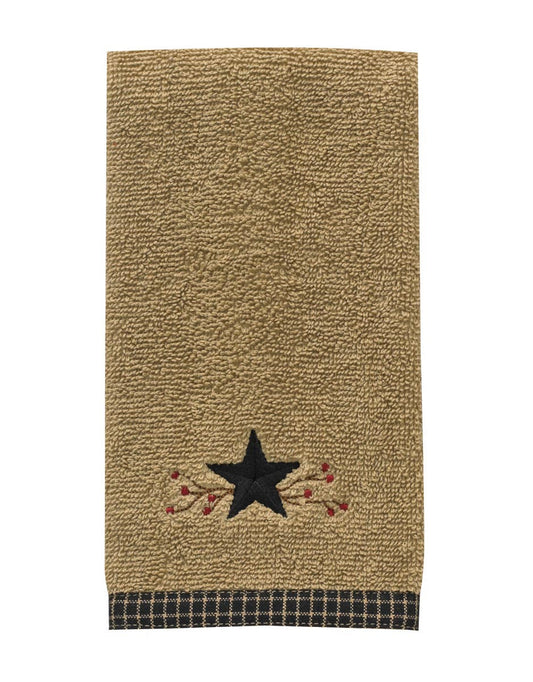 Park Designs Star Vine Terry Fingertip Towel - Set of 2