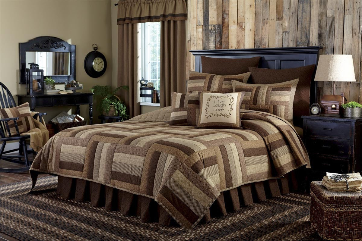 Park Designs Shades Of Brown Queen Quilt