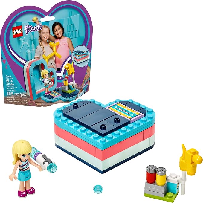 LEGO Friends Stephanie’s Summer Heart Box 41386 Building Kit (95 Pieces)