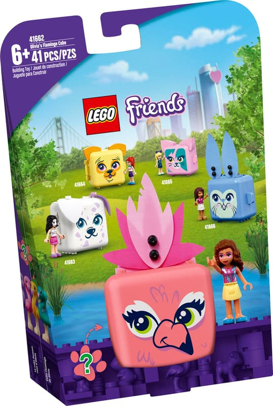 LEGO Friends Olivia's Flamingo Cube 41662 Building Kit (41 Pieces)