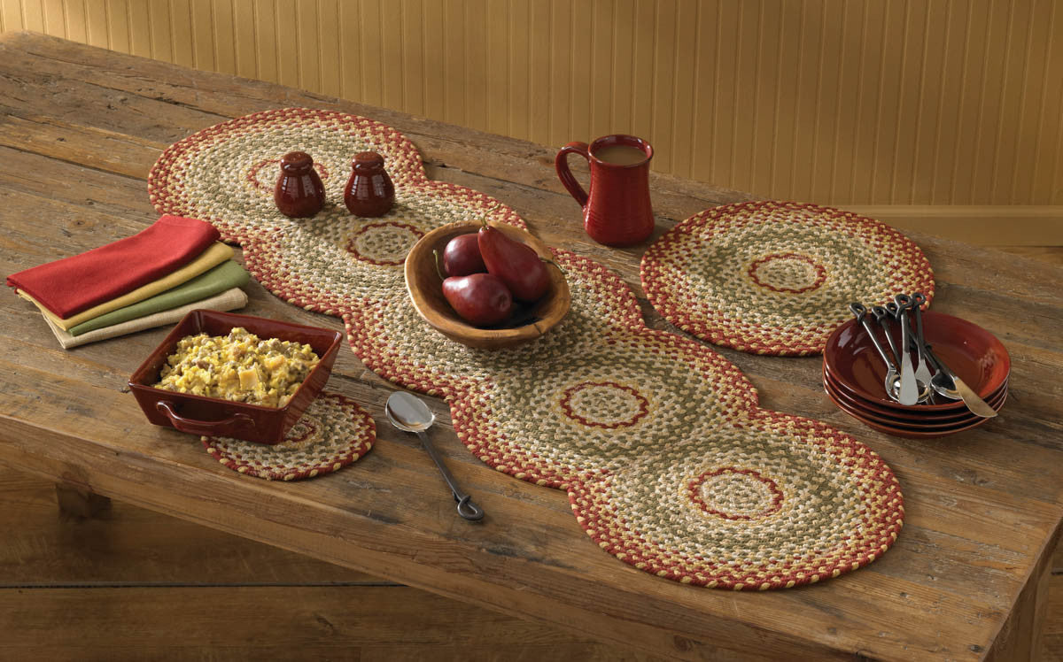 Park Designs Mill Village Braided Placemat - Set of 4