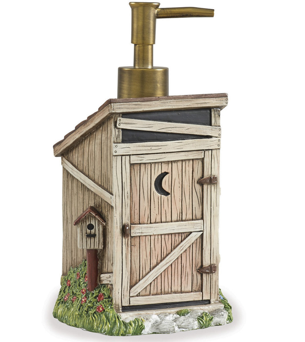 Park Designs Outhouse Soap Dispenser