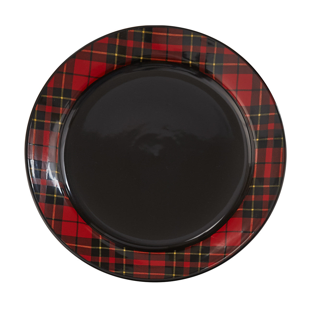 Park Designs Sportsman Plaid Salad Plate Set - Red