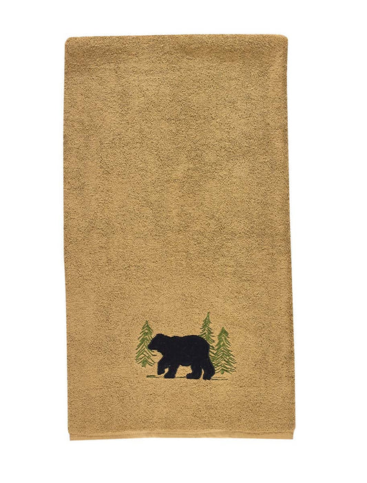 Park Designs Black Bear Terry Bath Towel