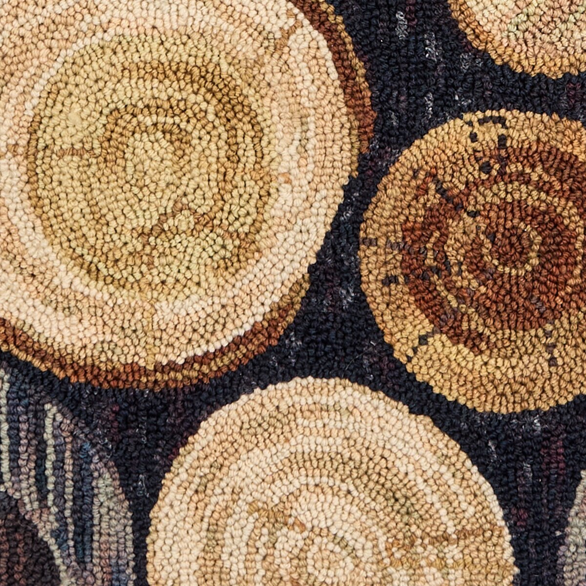Park Designs Wood Slices Hooked Rug Runner 2' X 6'