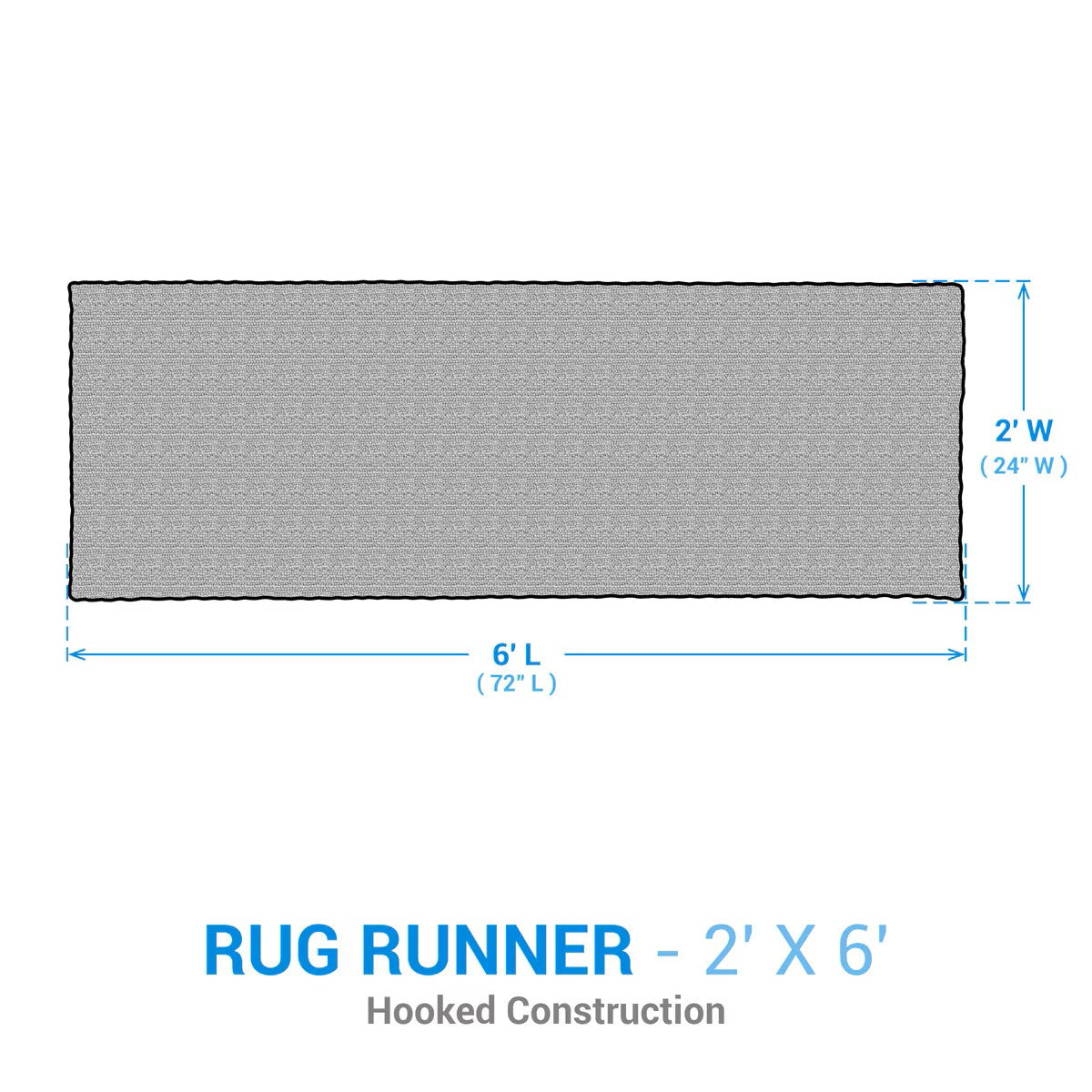 Park Designs Wood Slices Hooked Rug Runner 2' X 6'