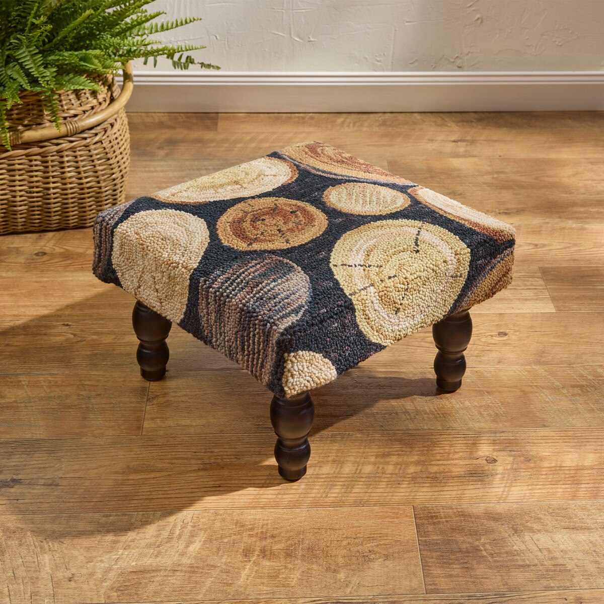 Park Designs Wood Slices Hooked Stool
