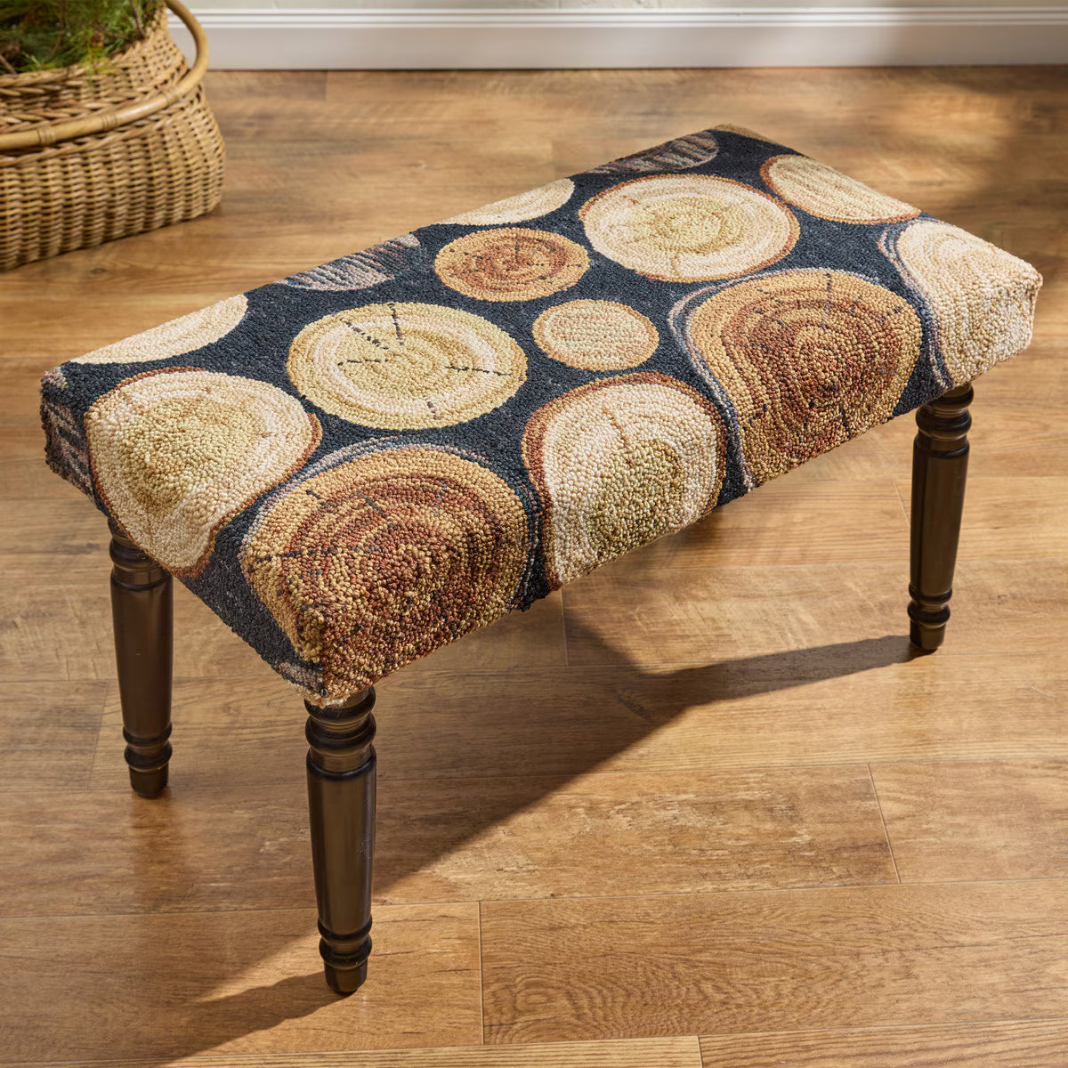 Park Designs Wood Slices Hooked Bench