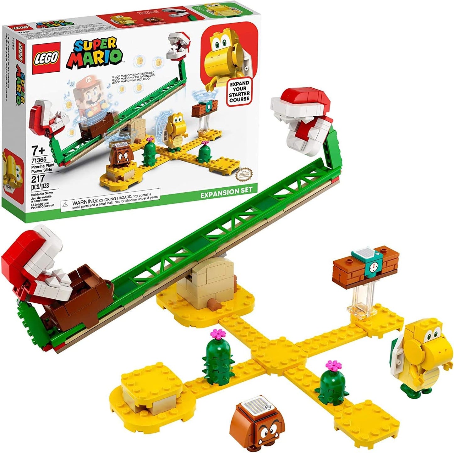 LEGO Super Mario Piranha Plant Power Slide Expansion Set 71365 (217 Pieces)