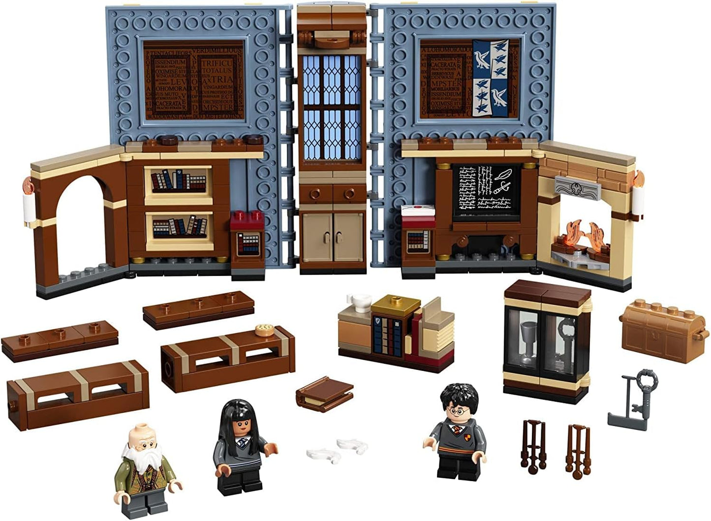 LEGO Harry Potter Hogwarts Moment: Charms Class 76385 Professor Flitwick’s Class in a Brick-Built Book Playset