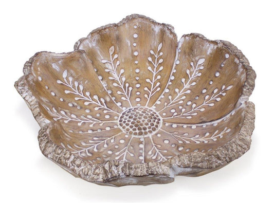 Home Décor Tabletop Accent Bowl 12.75"D x 3"H Resin