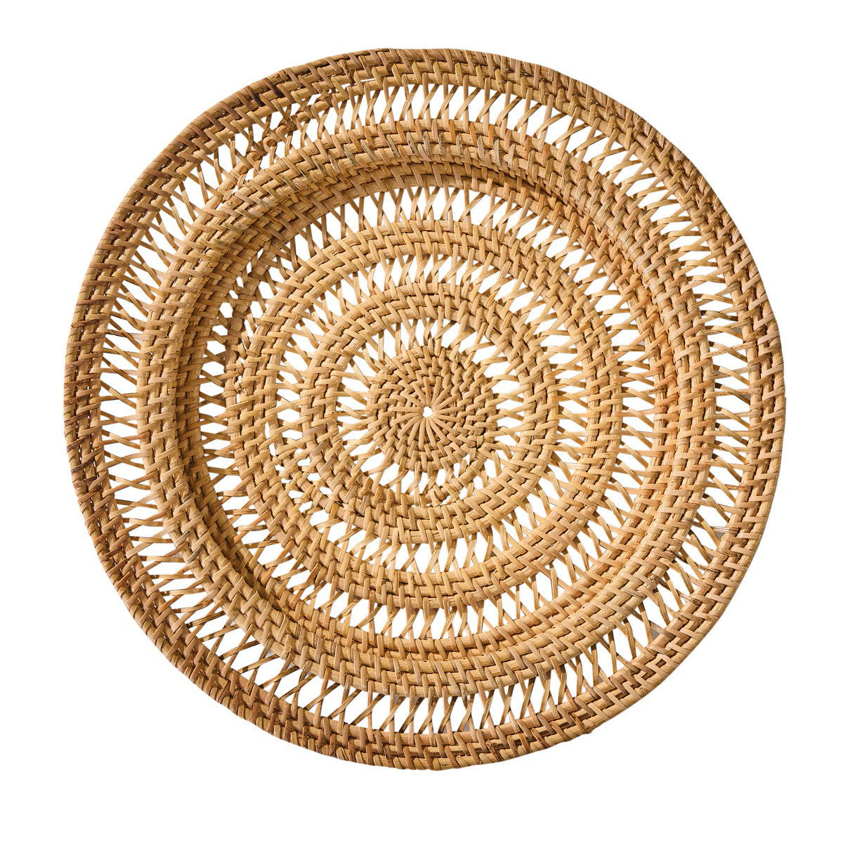 Park Designs Rattan Spiral Charger Set of 4