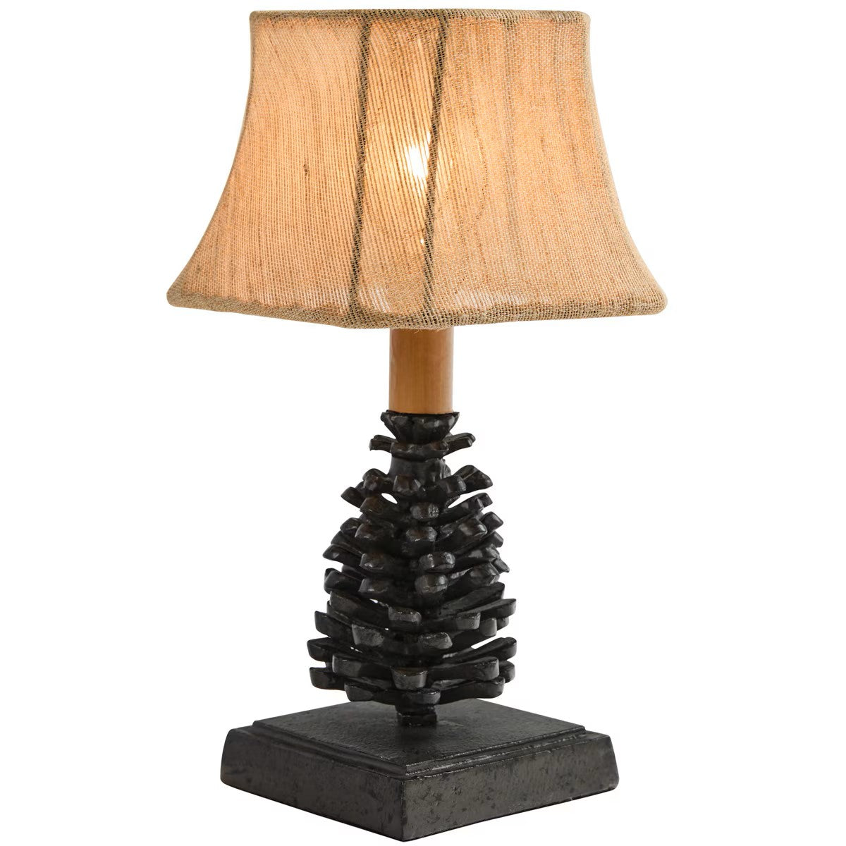 Park Designs Pinecone Accent Lamp With Shade