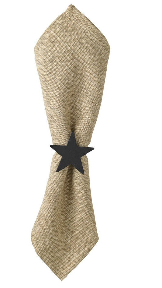 Park Designs Iron Star Napkin Ring Set of 4