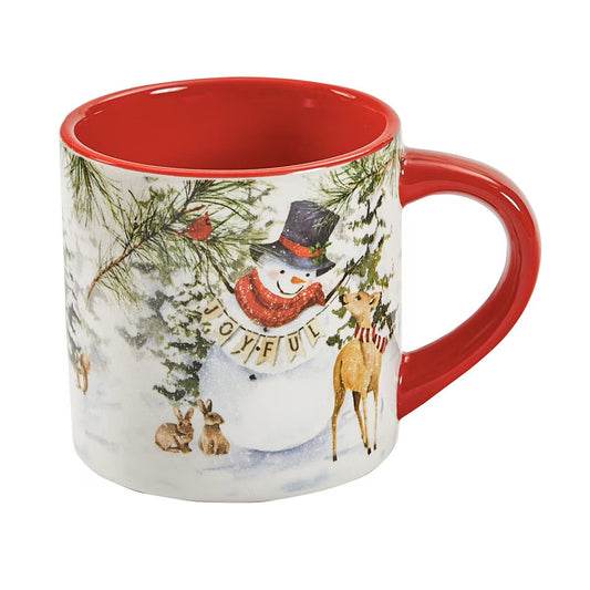 Park Designs Flurry Friends Mug Set - Red